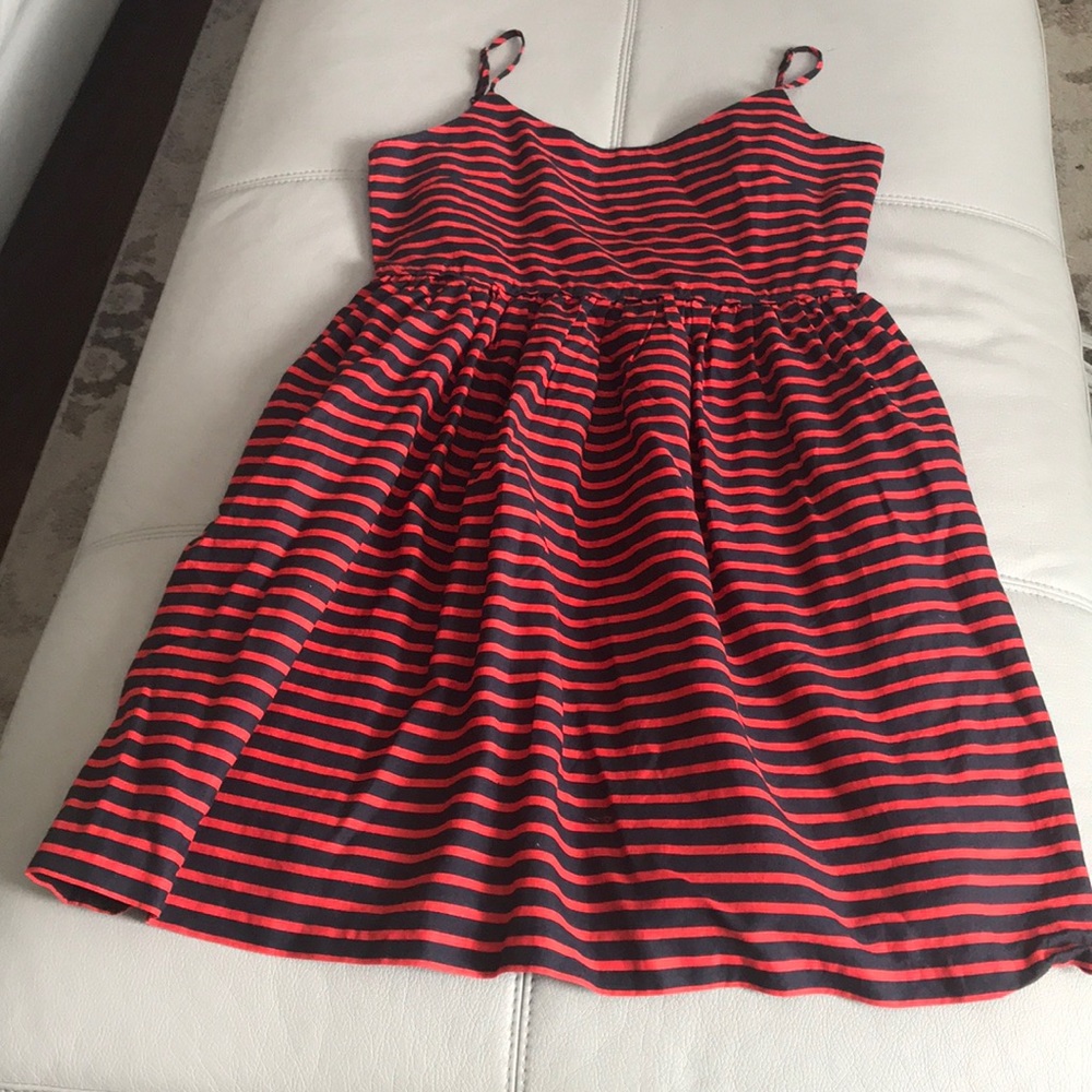 J. Crew Stripe Derby Dress 👗